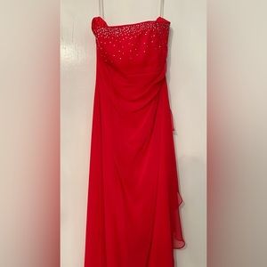 Vintage caché chiffon gown